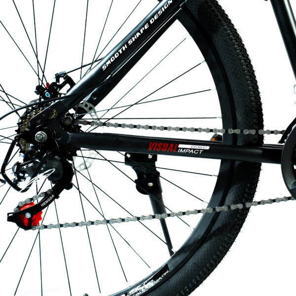 Bicicleta Aro 29 Bike 21 Vel Marchas Everest Freio a Disco Quadro Alumínio Leve Resistente Cor Preto/Vermelho - WCT FITNESS - Imagem 6