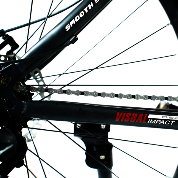 Bicicleta Aro 29 Bike 21 Vel Marchas Everest Freio a Disco Quadro Alumínio Leve Resistente Cor Preto/Vermelho - WCT FITNESS - Imagem 7