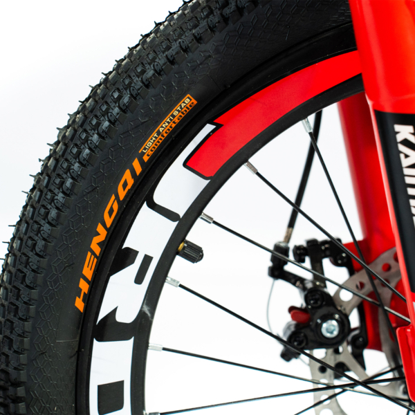 Bicicleta Aro 20 Bike 21 Vel Marchas CityFold Freio a Disco Quadro Aço Carbono Cor Vermelho Preto - WCT FITNESS - Imagem 10