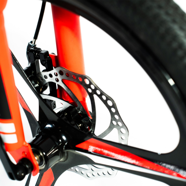 Bicicleta Aro 20 CityFold Bike 21 Vel Marchas Freio a Disco Cor Vermelho - WCT FITNESS - Imagem 14