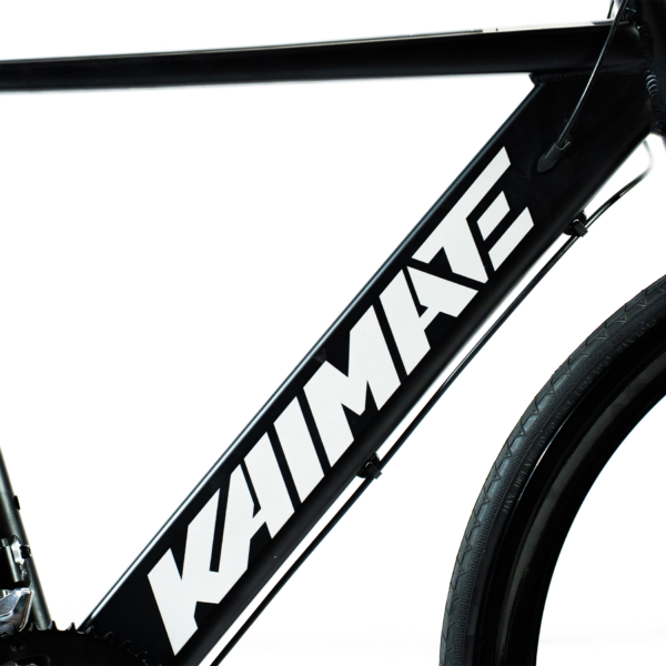 Bicicleta Speed Aro 700 Bike 16V AeroEdge Roda Liga de Alumínio Magnésio Freio a Disco Quadro Alumínio Resistente Leve Cor Preto - WCT FITNESS - Imagem 5