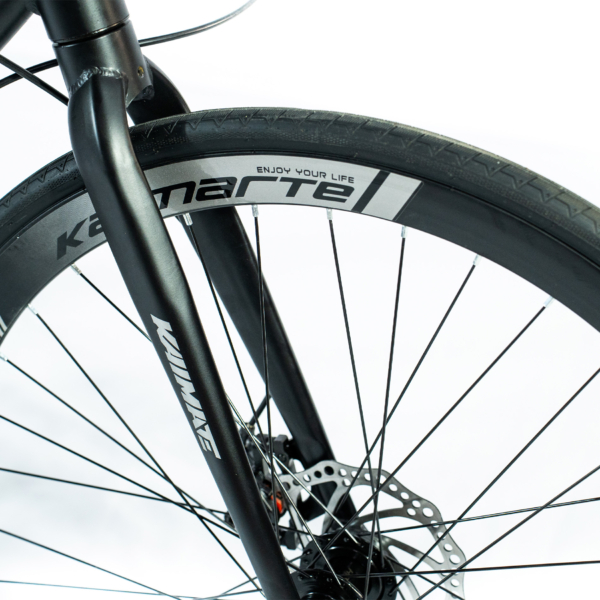 Bicicleta Speed Aro 700 Bike 16 Vel Marchas AeroEdge Freio a Disco Quadro Alumínio Resistente Leve Cor Cinza - WCT FITNESS - Imagem 8