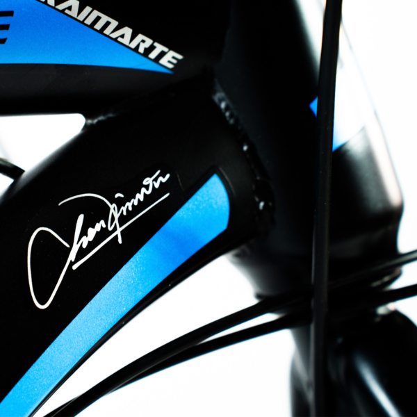 Bicicleta Speed Sprint Aro 700 Bike 21 Vel Marchas Freio a Disco Quadro Aço Carbono Leve Resistente Cor Preto/Azul - WCT FITNESS - Imagem 11