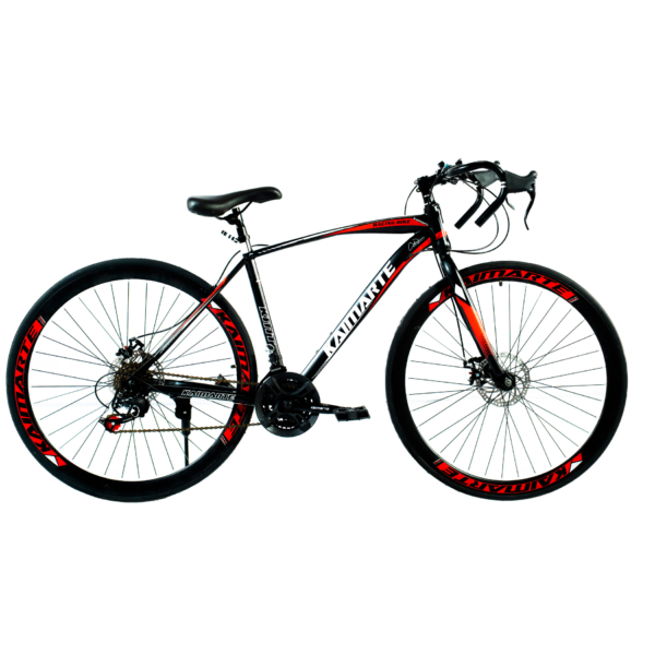 Bicicleta Speed Sprint Aro 700 Bike 21 Vel Marchas Freio a Disco Quadro Aço Carbono Leve Resistente - WCT FITNESS