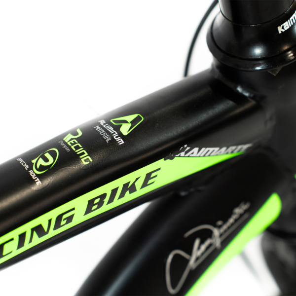 Bicicleta Speed Sprint Aro 700 Bike 21 Vel Marchas Freio a Disco Quadro Aço Carbono Leve Resistente Cor Preto/Verde - WCT FITNESS - Imagem 8