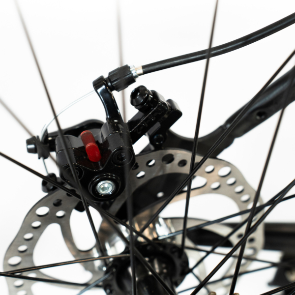Bicicleta Speed Sprint Aro 700 Bike 21 Vel Marchas Freio a Disco Quadro Aço Carbono Leve Resistente Cor Preto/Verde - WCT FITNESS - Imagem 10