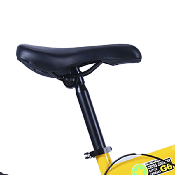 Bicicleta Aro 26 Bike Dobrável Aço Carbono Freio a Disco 21V  CityFlow Amarelo WCT FITNESS - Imagem 4