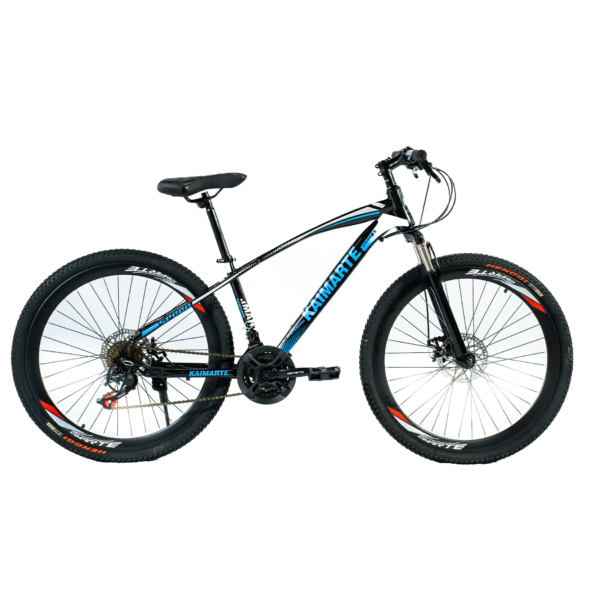 Bicicleta Aro 26 Bike 21 Vel Marchas Freio a Disco VorteX Quadro Aço Carbono Leve Resistente Cor - WCT FITNESS