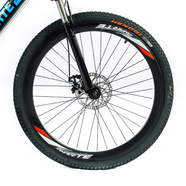 Bicicleta Aro 26 Bike 21 Vel Marchas Freio a Disco VorteX Quadro Aço Carbono Leve Resistente Cor - WCT FITNESS - Imagem 3