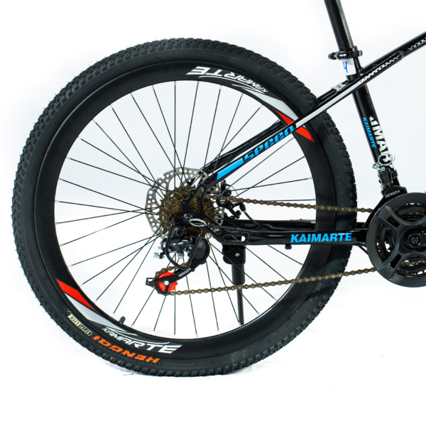 Bicicleta Aro 26 Bike 21 Vel Marchas Freio a Disco VorteX Quadro Aço Carbono Leve Resistente Cor - WCT FITNESS - Imagem 4