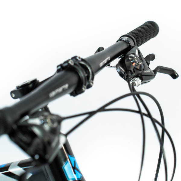 Bicicleta Aro 26 Bike 21 Vel Marchas Freio a Disco VorteX Quadro Aço Carbono Leve Resistente Cor - WCT FITNESS - Imagem 6