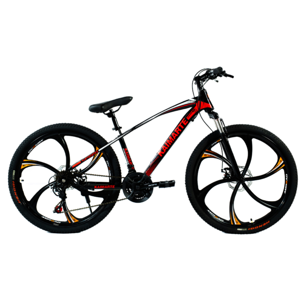 Bicicleta Aro 26 Roda Liga Magnésio Bike 21 Vel Marchas Freio a Disco VorteX Quadro Aço Carbono Leve Resistente WCT FITNESS