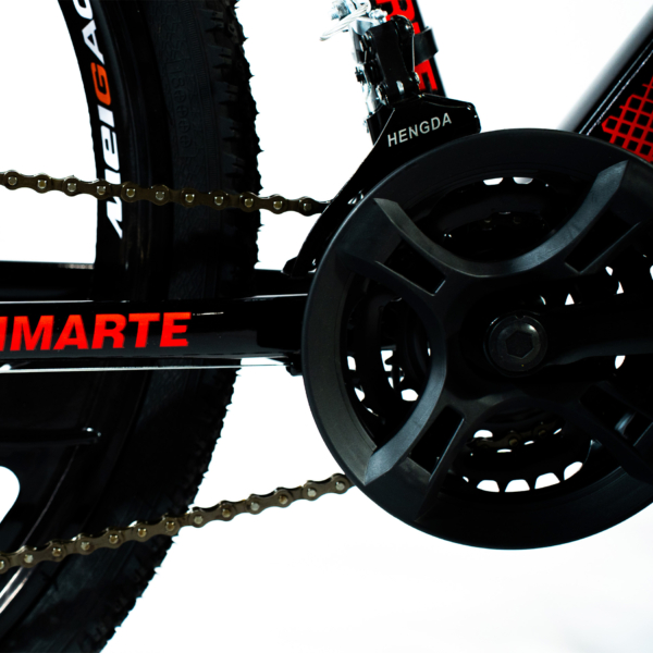 Bicicleta Aro 26 Roda Liga Magnésio Bike 21 Vel Marchas Freio a Disco VorteX Quadro Aço Carbono Leve Resistente WCT FITNESS - Imagem 8