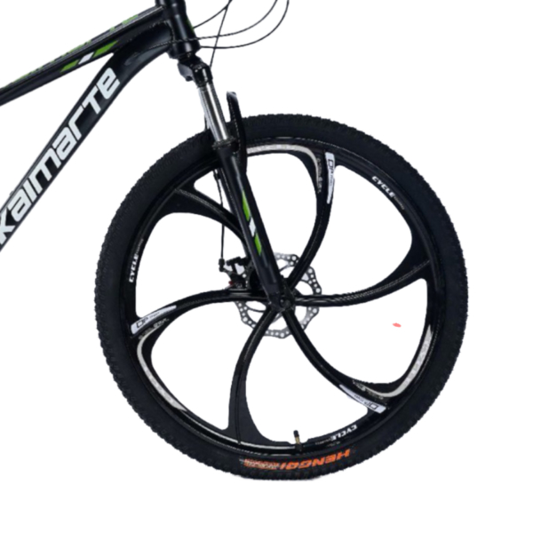 Bicicleta Aro 26 Alumínio Bike 21 Vel Marchas Freio a Disco Quadro Aço Carbono Cor Preto WCT FITNESS - Imagem 2