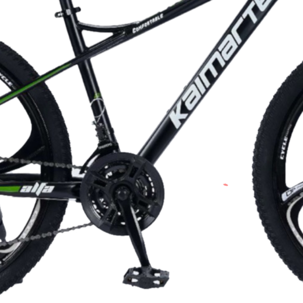 Bicicleta Aro 26 Alumínio Bike 21 Vel Marchas Freio a Disco Quadro Aço Carbono Cor Preto WCT FITNESS - Imagem 4