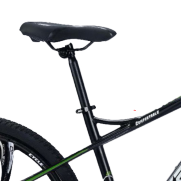 Bicicleta Aro 26 Alumínio Bike 21 Vel Marchas Freio a Disco Quadro Aço Carbono Cor Preto WCT FITNESS - Imagem 5