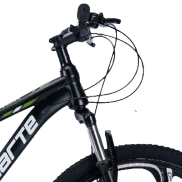 Bicicleta Aro 26 Alumínio Bike 21 Vel Marchas Freio a Disco Quadro Aço Carbono Cor Preto WCT FITNESS - Imagem 6