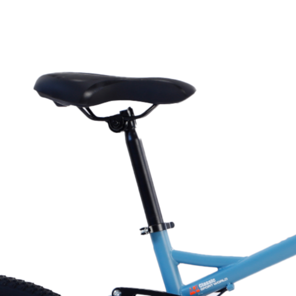 Bicicleta Aro 26 Bike Roda Magnésio Terra Viva 21 Marchas Aço Carbono Azul Laranja WCT Fitness - Imagem 6