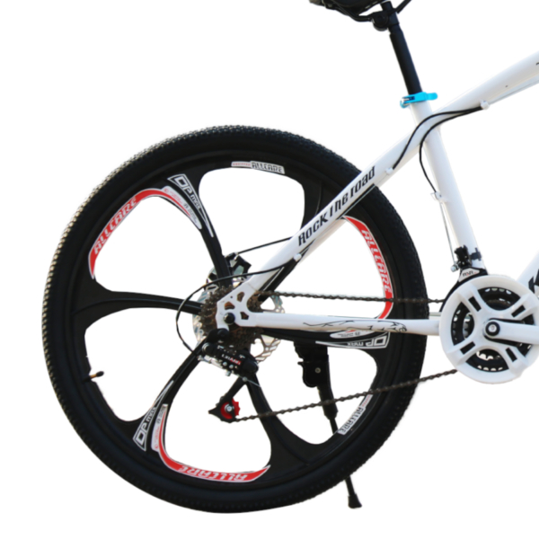 Bicicleta Aro 26 Leopard Branco Bike Roda Liga Magnésio Aço Carbono 21V WCT FITNESS - Imagem 3